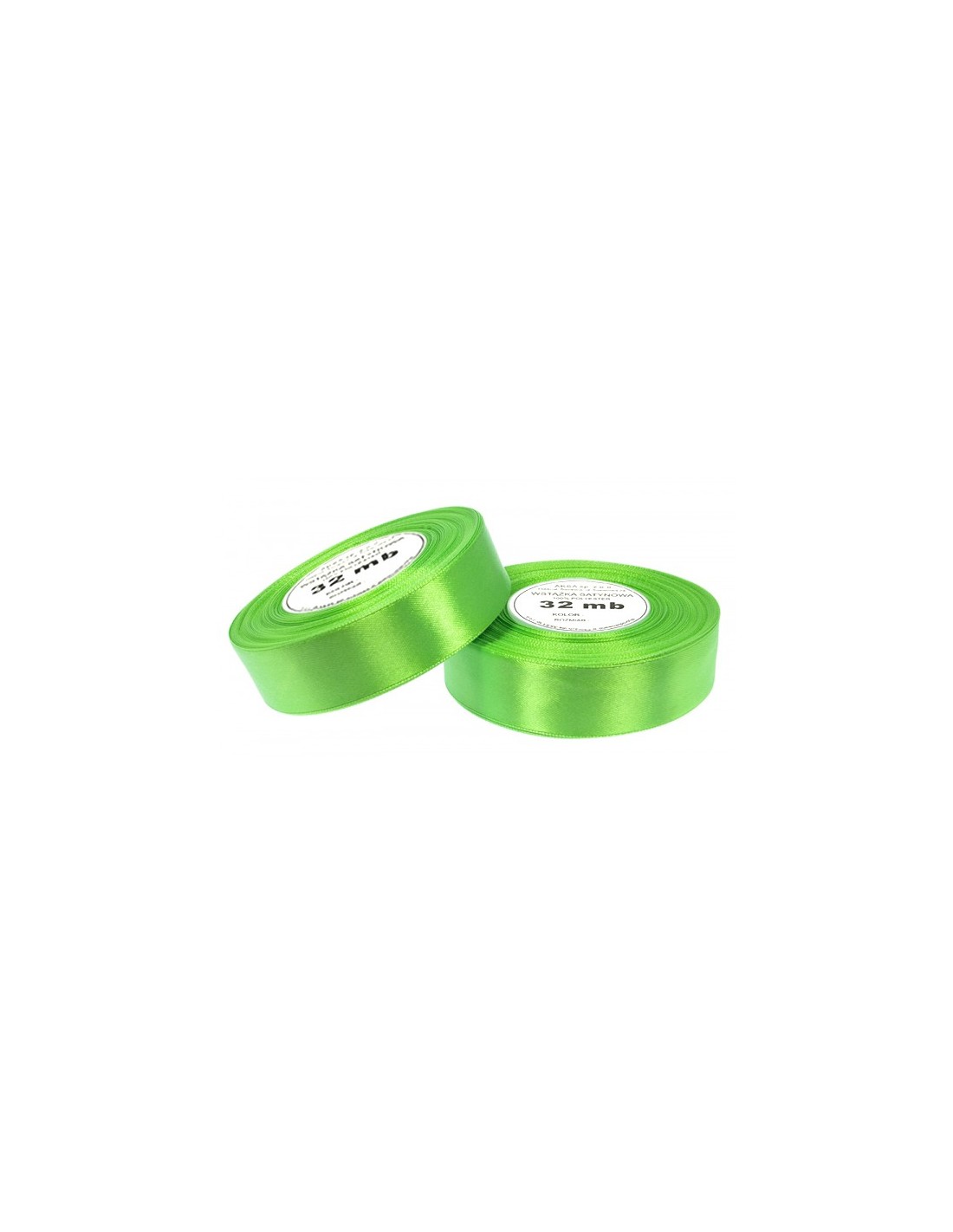 12mm WS8074 Saténová stuľka světle zelená 32mb 12mm WS8074 Saténová stuľka světle zelená 32mb