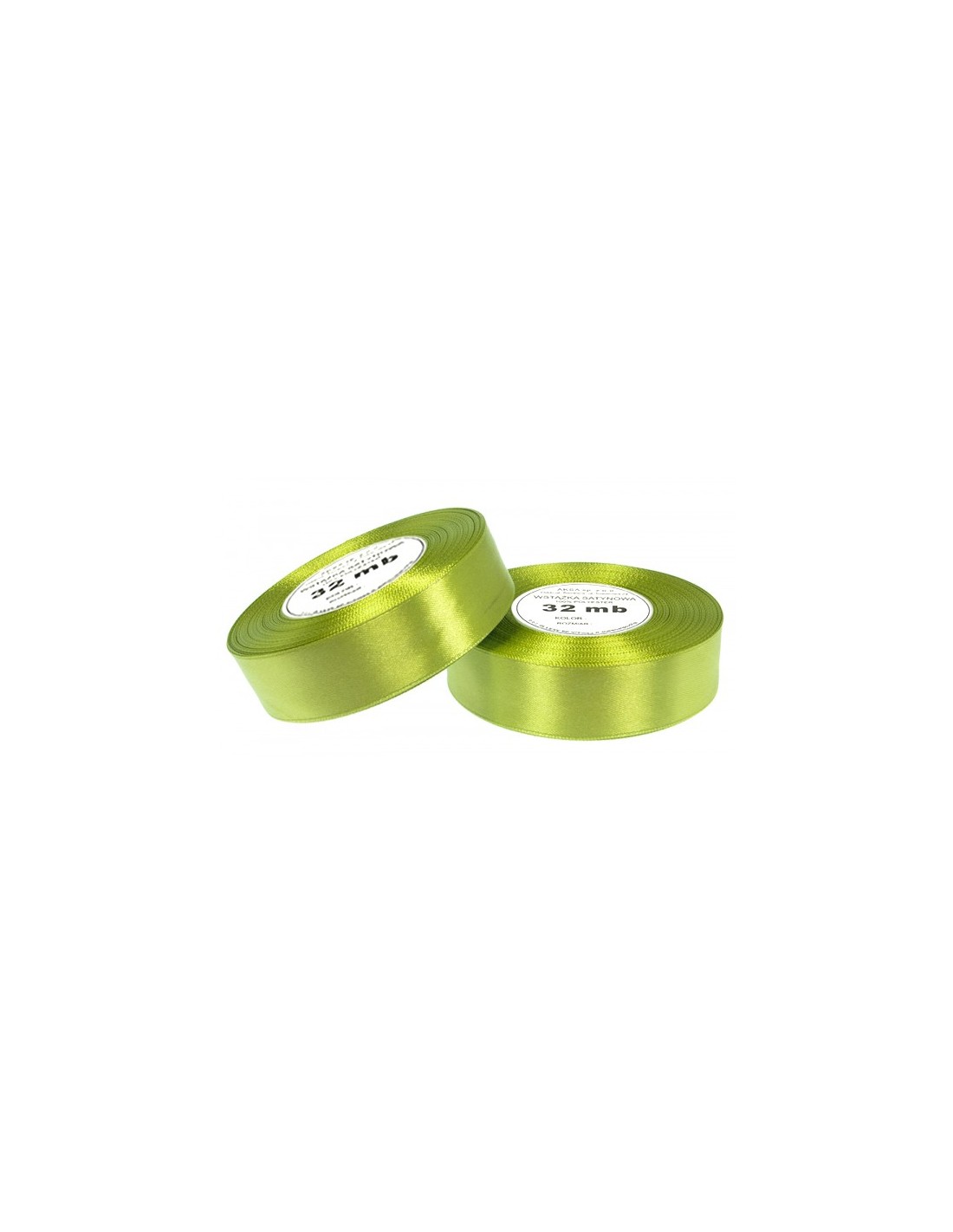 12mm WS8078 Saténová stuľka zelené jablko 32mb 12mm WS8078 Saténová stuľka zelené jablko 32mb