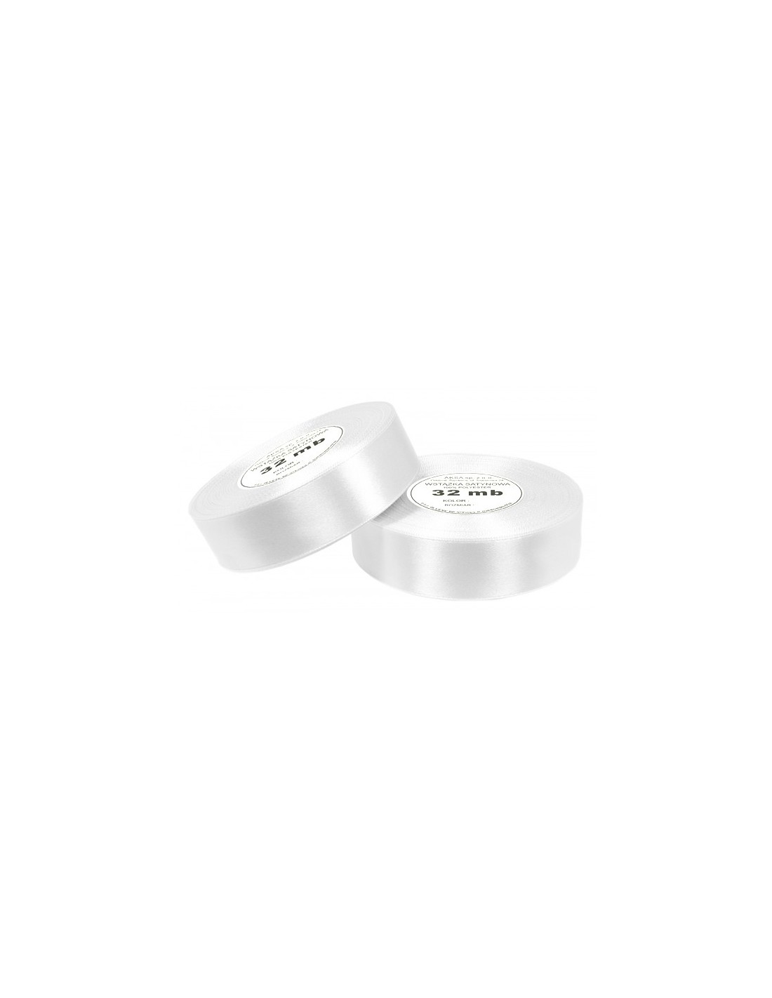 25mm WS8002 Saténová stuľka bílá 32mb 25mm WS8002 Saténová stuľka bílá 32mb