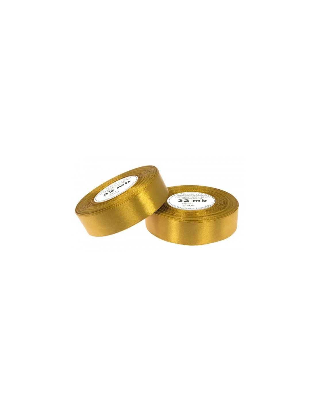 25mm WS8009 Saténová stuľka zlato 32mb 25mm WS8009 Saténová stuľka zlato 32mb