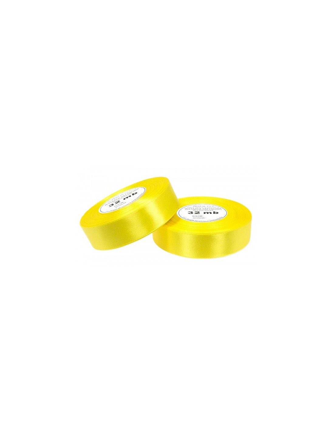 25mm WS8011 Saténová stuľka ľlutá 32mb 25mm WS8011 Saténová stuľka ľlutá 32mb