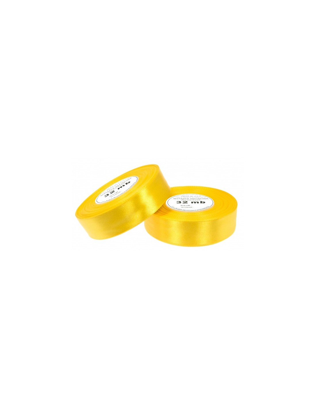 25mm WS8012 Saténová stuľka ľlutá slunečná 32mb 25mm WS8012 Saténová stuľka ľlutá slunečná 32mb