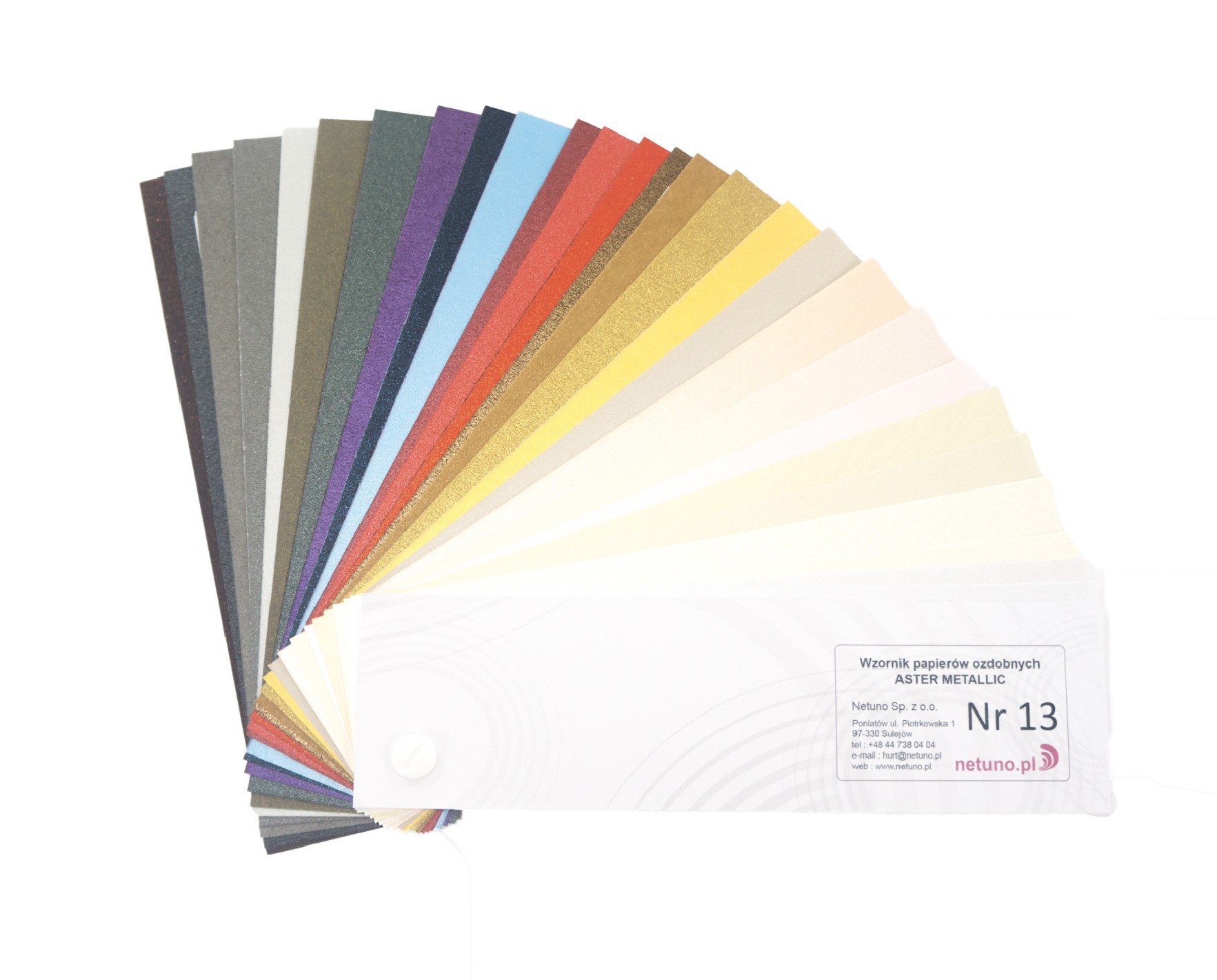 Vzorník jemného papíru Aster Metallic Vzorník jemného papíru Aster Metallic