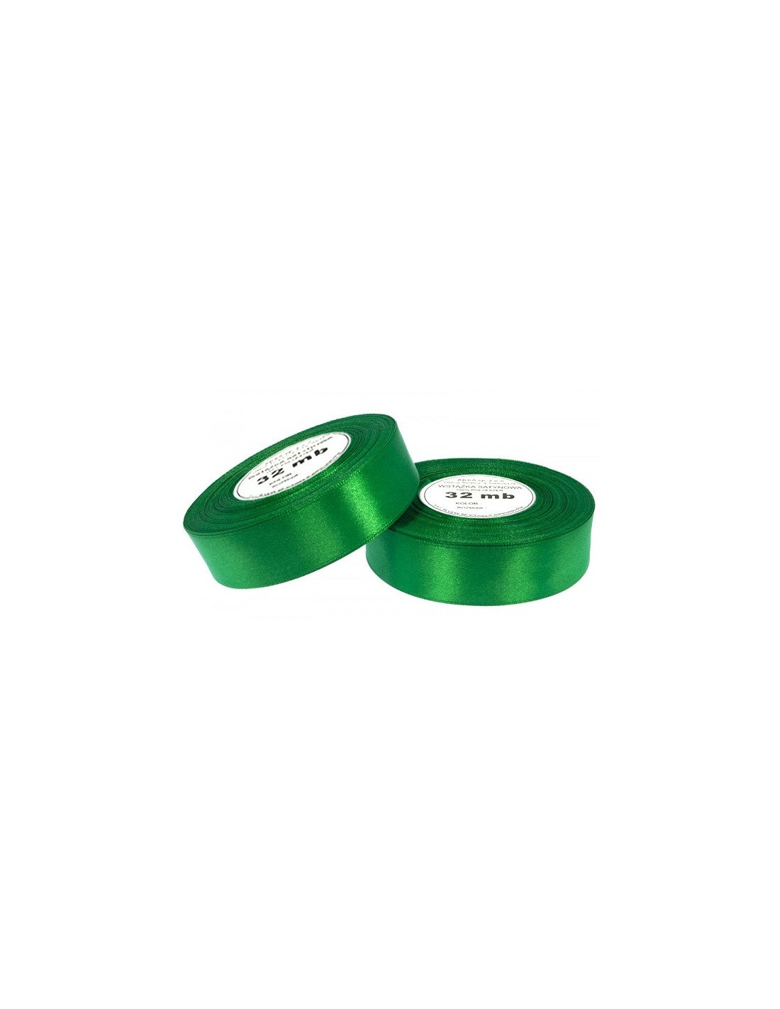 25mm WS8087 Saténová stuľka silná zelená 32mb 25mm WS8087 Saténová stuľka silná zelená 32mb