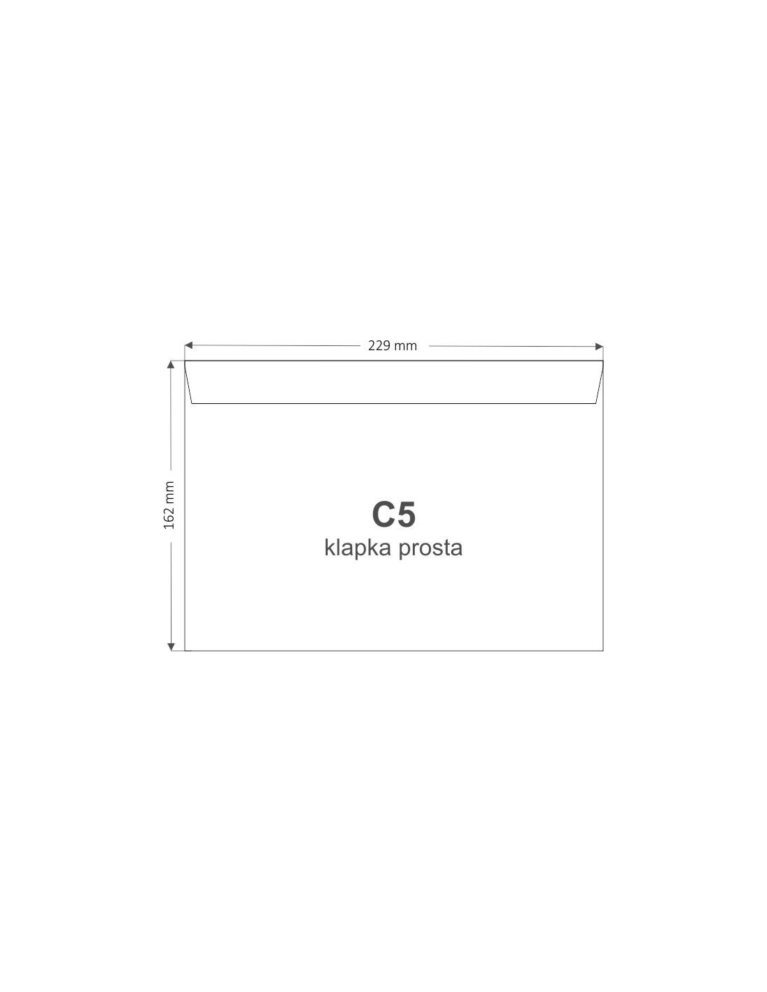 Ozdobná hladká jednobarevné obálka C5 16,2x22,9 HK Design hnědá 120g