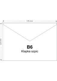 B6 NK Sada Eco obálek - 25ks.