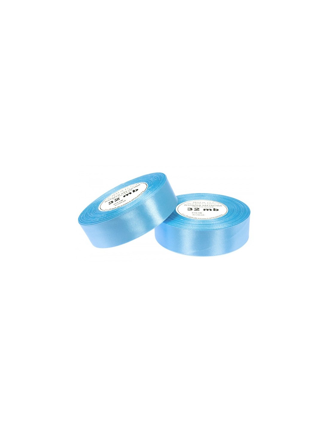 25mm WS8099 Saténová stuľka světlá modrá 32mb 25mm WS8099 Saténová stuľka světlá modrá 32mb