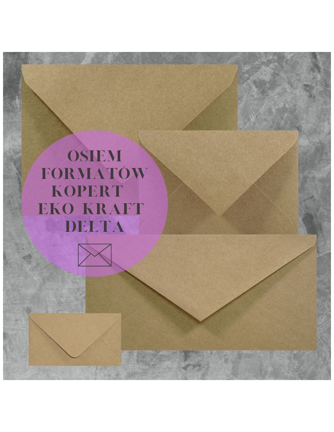 Ozdobná hladká ekologické obálka C8 5,8x10 NK EKO Kraft hnědá 100g Ozdobná hladká ekologické obálka C8 5,8x10 NK EKO Kraft hnědá 100g