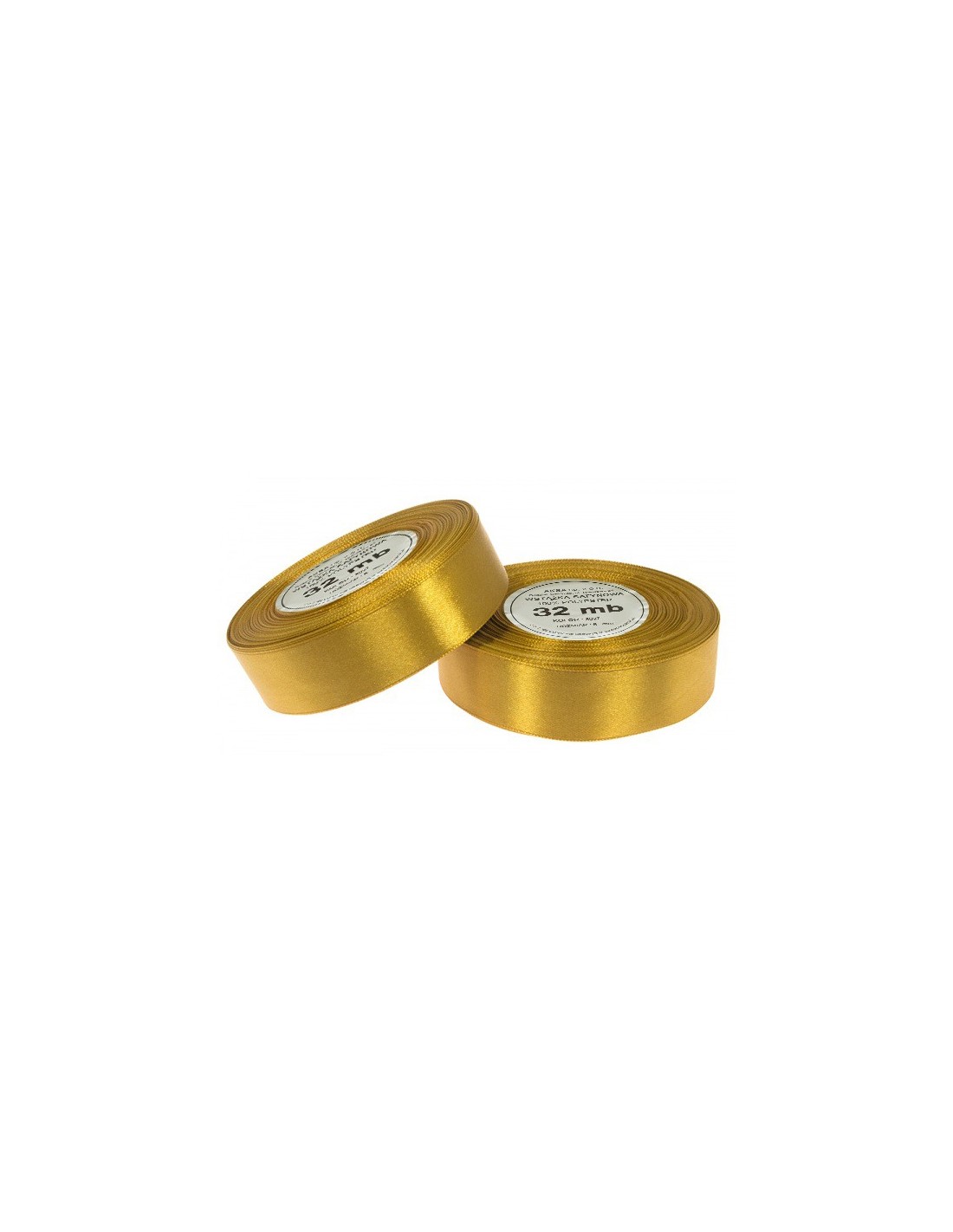 12mm WS8009 Saténová stuľka zlato 32mb 12mm WS8009 Saténová stuľka zlato 32mb
