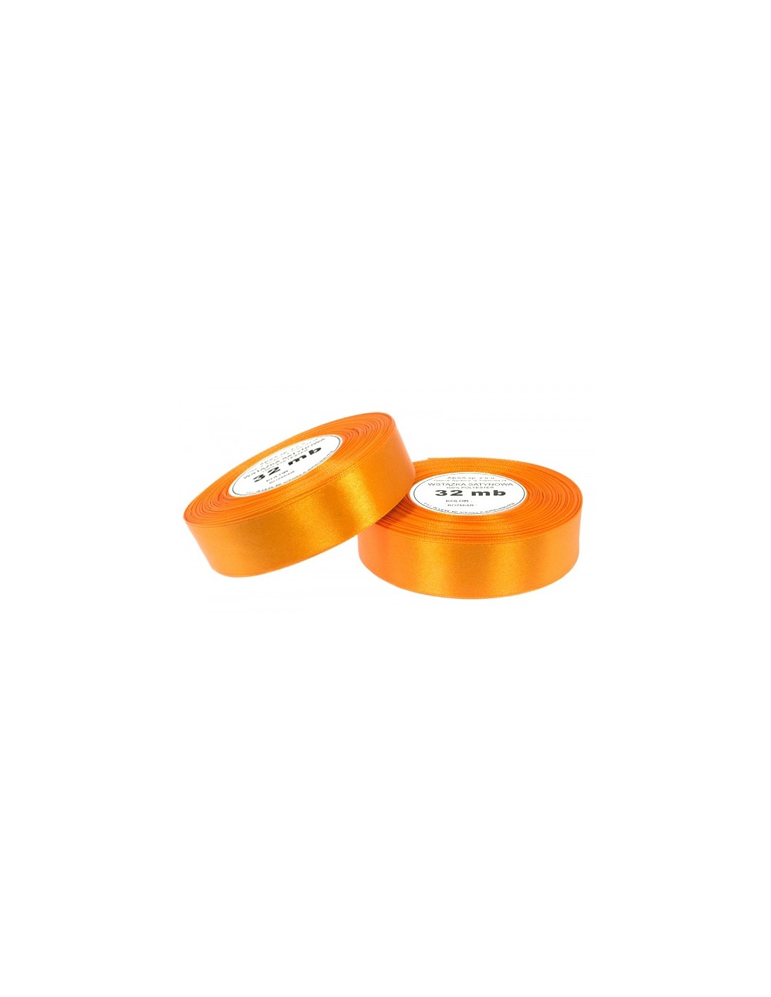 12mm WS8018 Saténová stuľka oranľová 32mb 12mm WS8018 Saténová stuľka oranľová 32mb